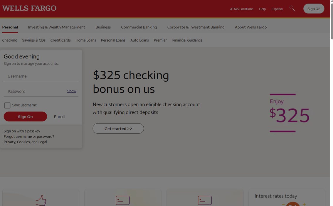 Wells Fargo – wellsfargo.com