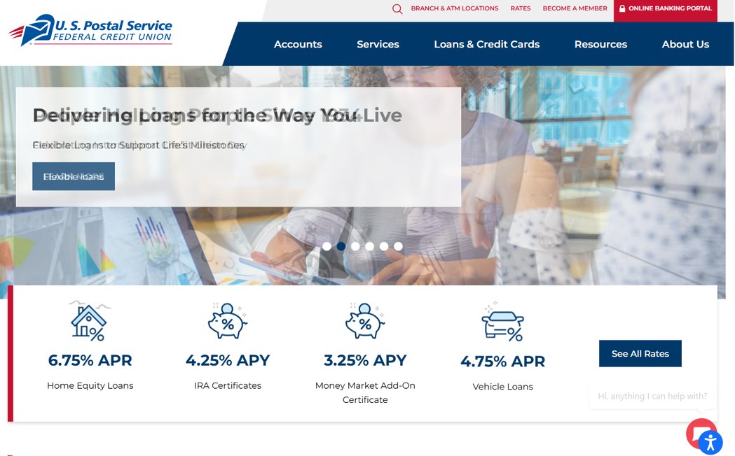 USPS Federal Credit Union – uspsfcu.org