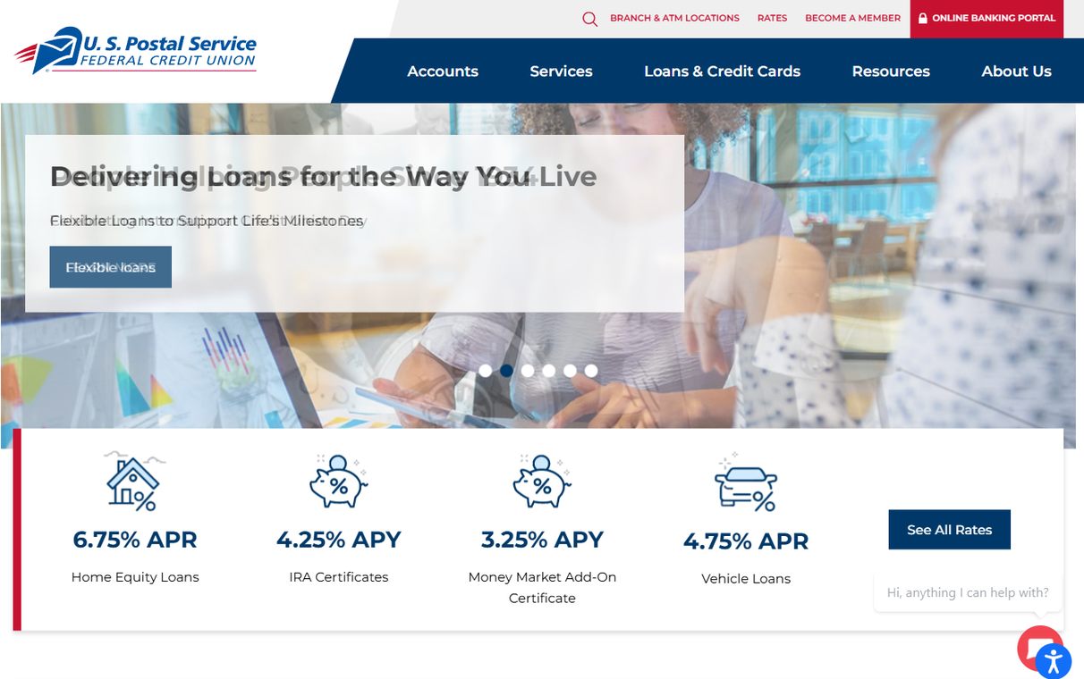 USPS Federal Credit Union – uspsfcu.org