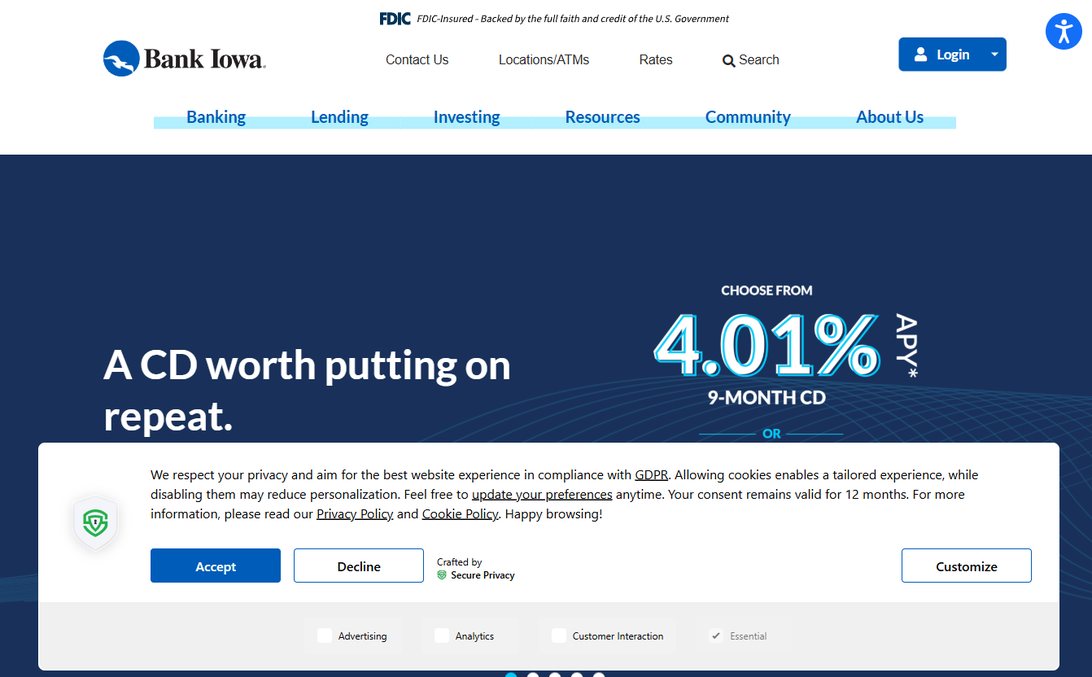 Bank Iowa – bankiowa.bank