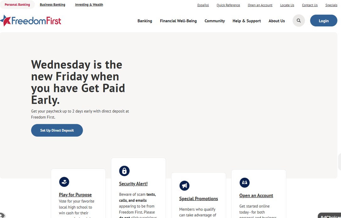 Freedom First Credit Union – freedomfirst.com