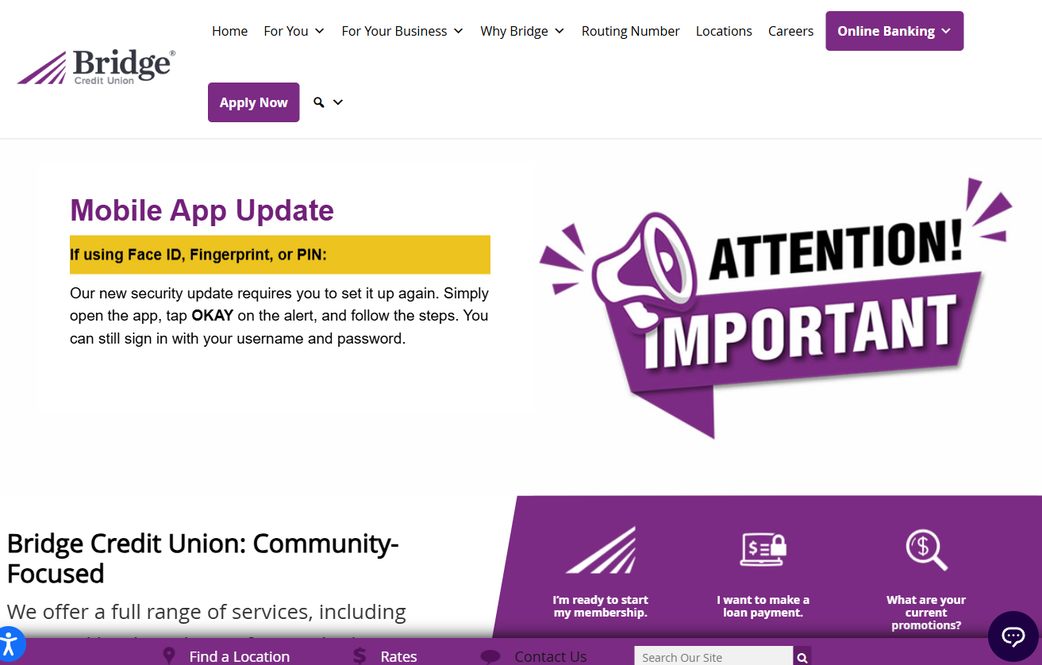 Bridge Credit Union – bridgecu.com